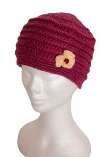 Womens knitted woollen hat