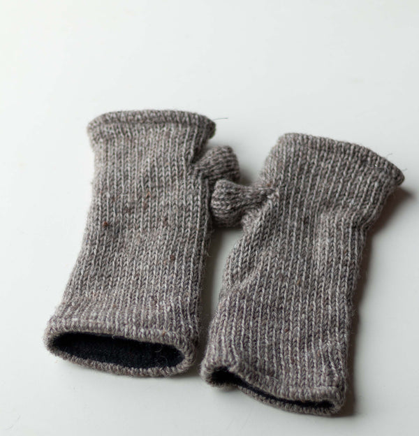 Fingerless gloves- Grey