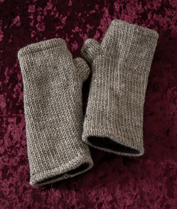 Fingerless gloves- Shark Grey