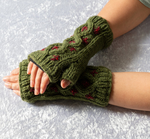 Half gloves-Green