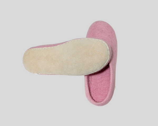 Felt Slippers- Pink