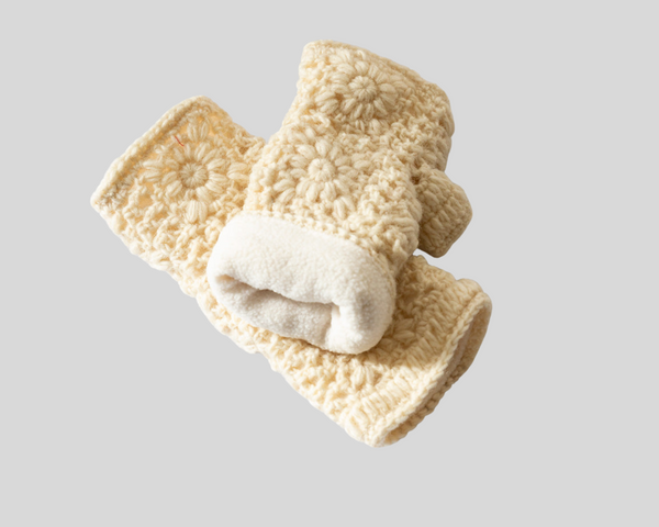 Crochet half gloves