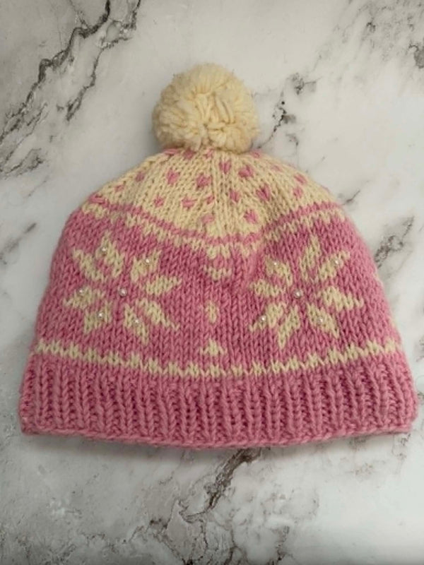 Women’s Embroidered Wool Beanie