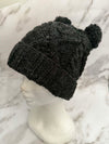 Women’s Beanie with Double Pom Poms