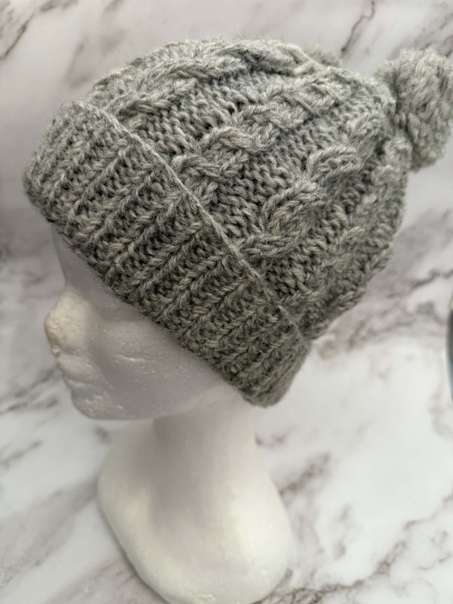 Women’s Beanie with Double Pom Poms