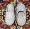 Felt Slippers- Natural White