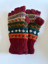 Half finger gloves- Red