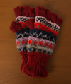 Half finger gloves- Red