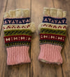Half finger gloves- Pink