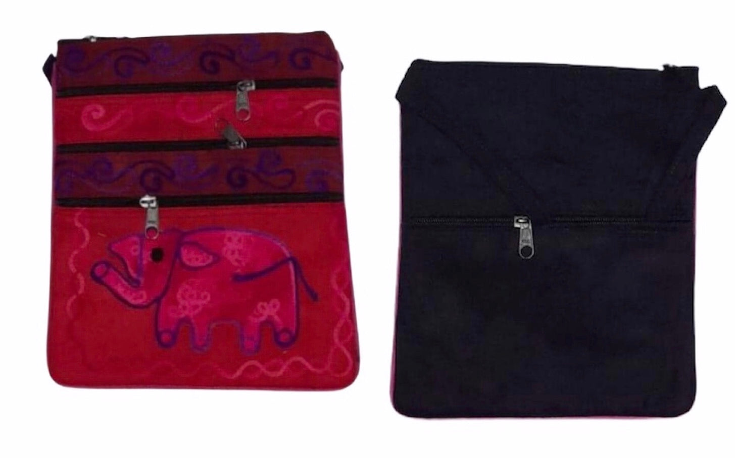 Travel bag -Elephant embroidery