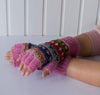 Half finger gloves- Pink