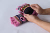 Half finger gloves- Pink