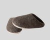 Felt Slippers- Brown