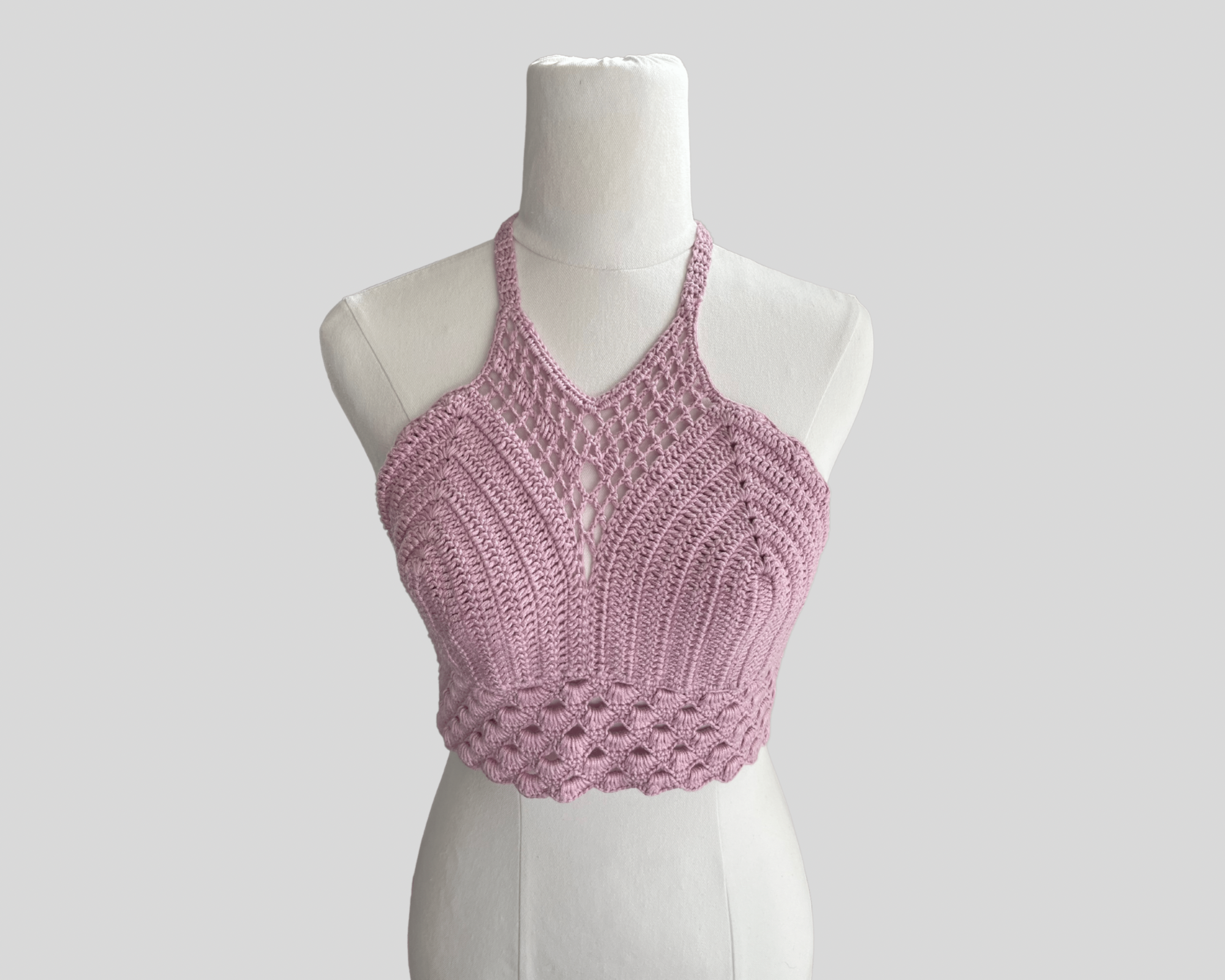 Crop top- Light Purple